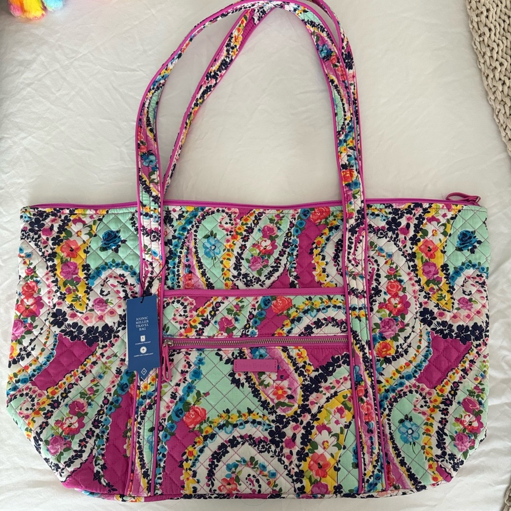 Vera Bradley Iconic Miller Travel Bag
